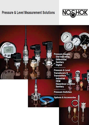 Noshok Pressure & Level Gauges Catalog Cover