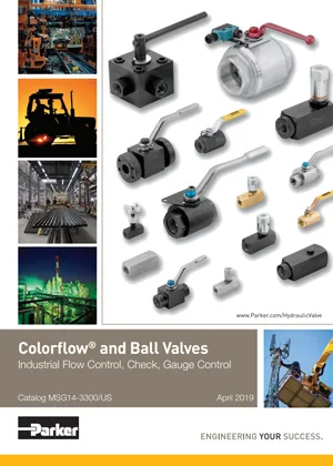Parker Ball Valves & Flow Controls Catalog Cover