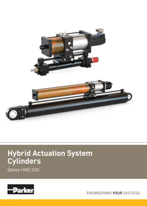 Parker Hybrid Actuation System Cylinders Catalog Cover