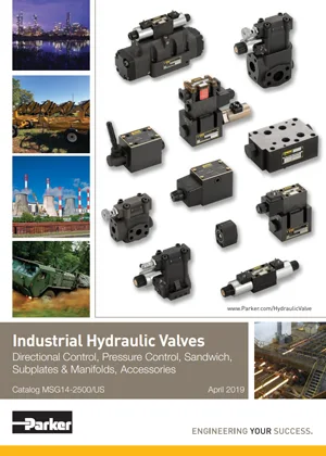 Parker Industrial Hydraulic Valves Catalog Cover