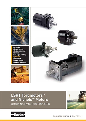 Parker LSHT Torqmotors™ and Nichols™ Motors Catalog Cover